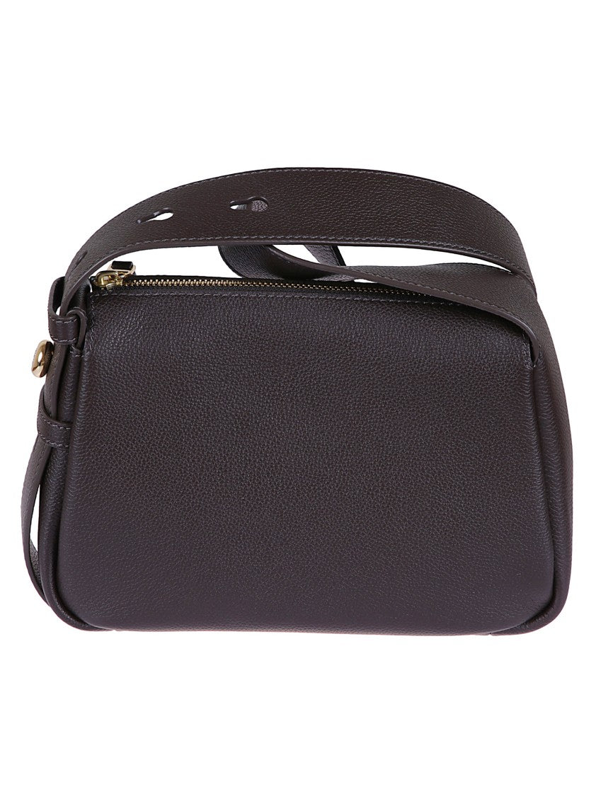 Tory Burch Hammered Leather Tote Bag With Adjustable Strap