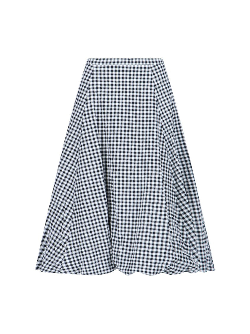 Marni Midi Flared Skirt – White