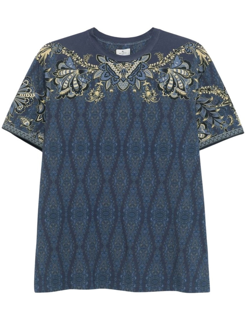 Etro Multicolor Floral Patterned Short-Sleeve T-Shirt