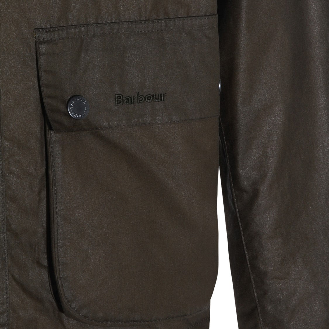 Barbour Classic Waxed Jacket With Corduroy Collar