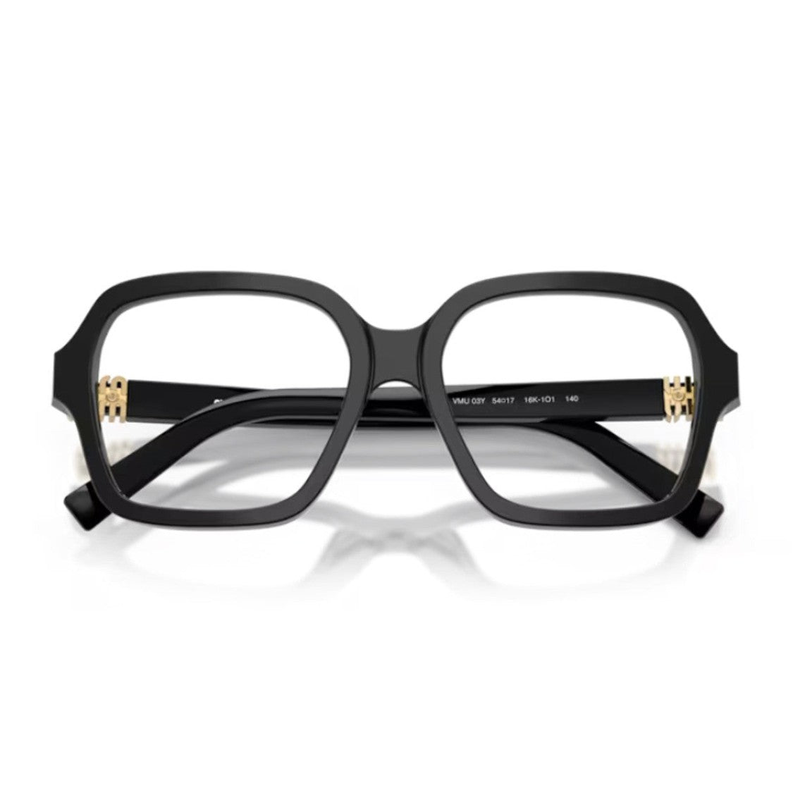 Miu Miu Black Miu Regard Acetate Square Sunglasses
