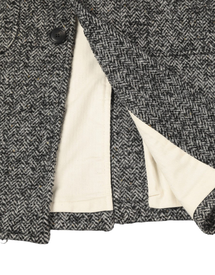 East Harbour Surplus Textured Shetland Herringbone Single-Breasted Sport Coat