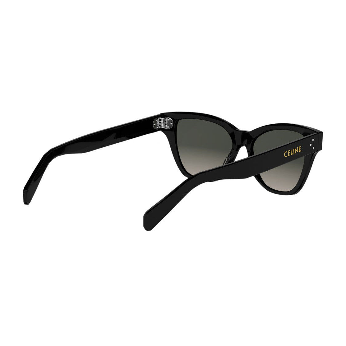 Celine Black 3 Dots Recycled Acetate Cat-Eye Sunglasses