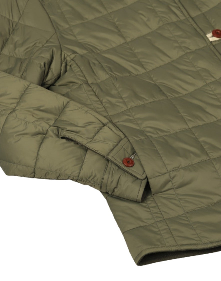 East Harbour Surplus Reversible Quilted Jacket With Washed Flannel