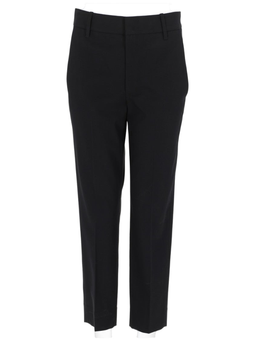 Vince Slim Straight-Leg Tailored Pants With Mid-Rise Waist