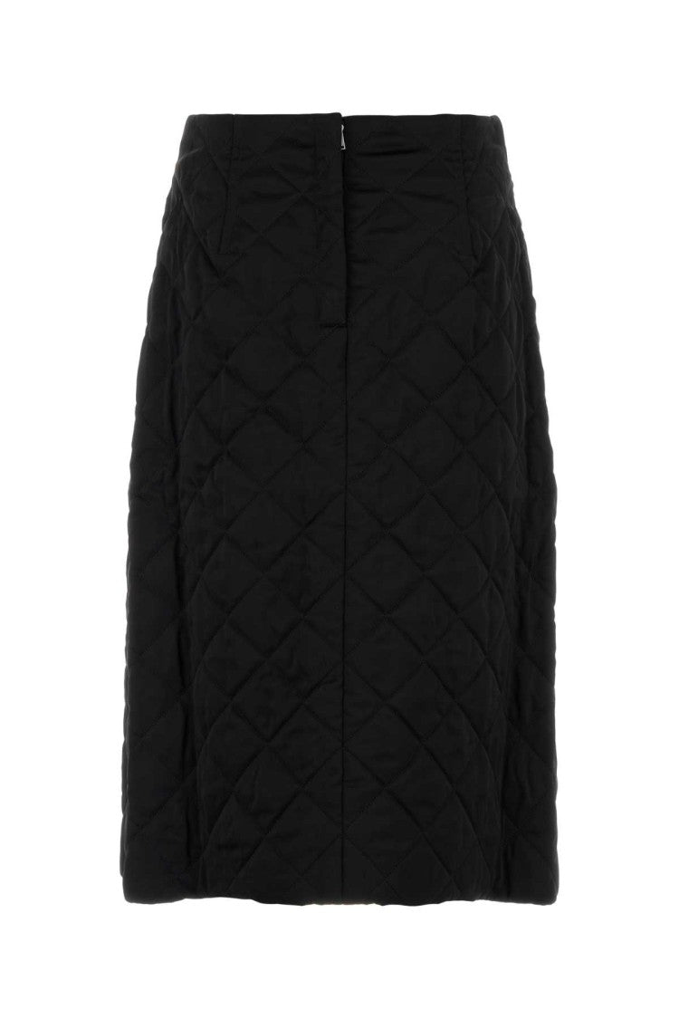 Jil Sander Black Viscose Skirt