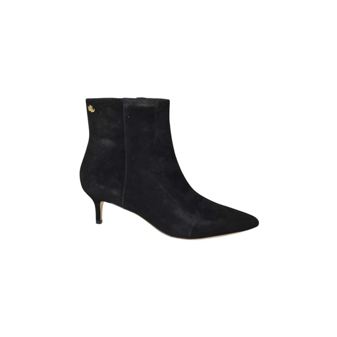 Lauren Ralph Lauren Mid-Calf Black Boots With Pointed Toe