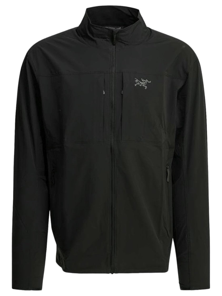 Arc'teryx Minimalist Functional Black Jacket With Stand-Up Collar