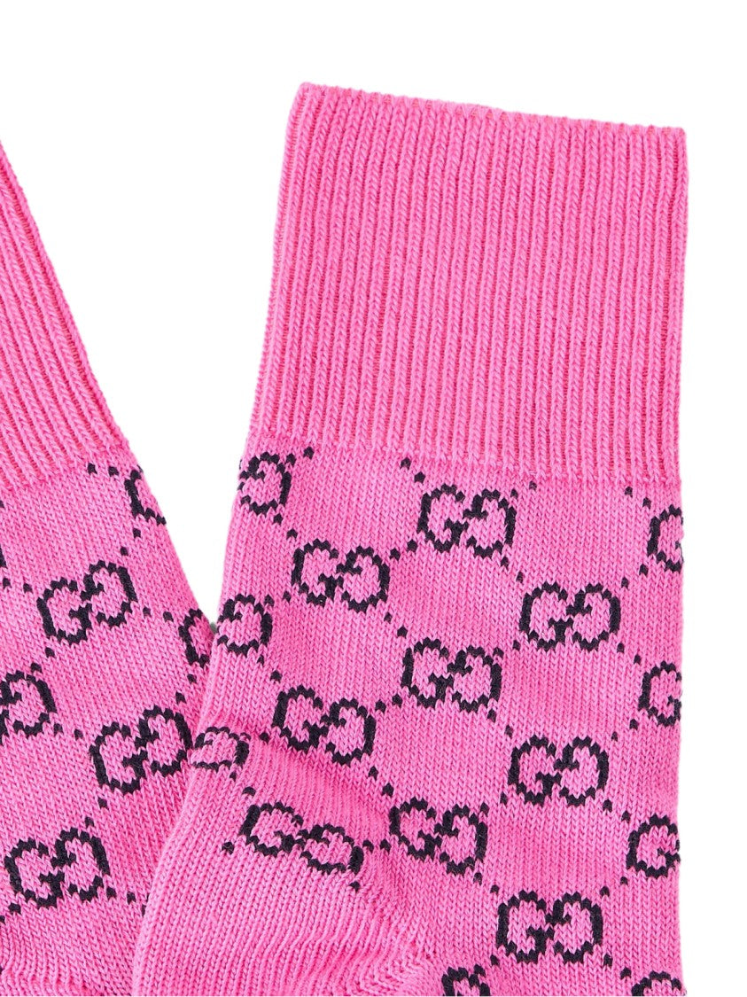 Gucci Monogram Logo Socks