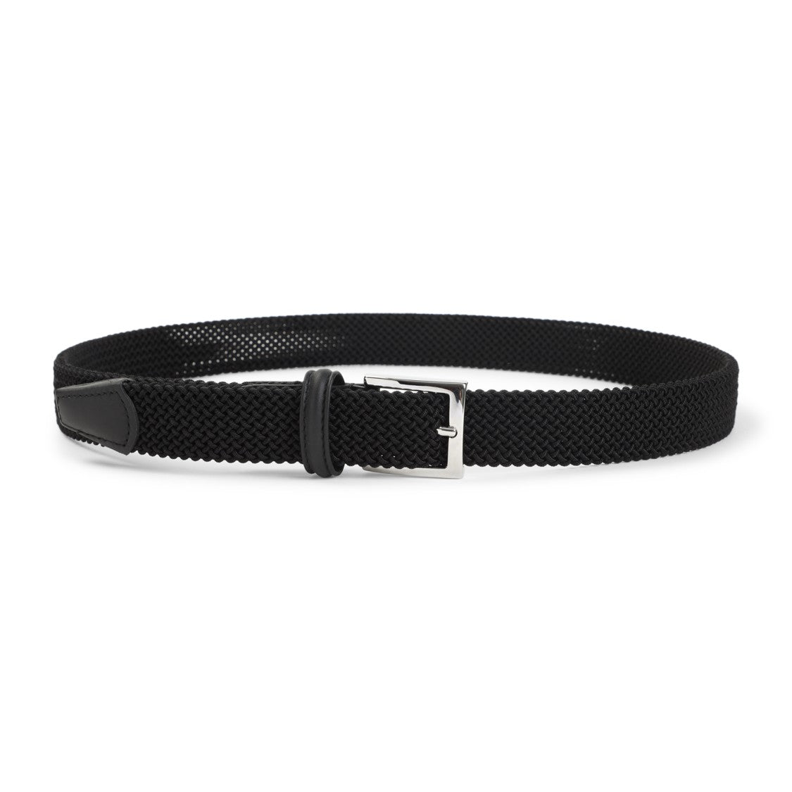 Kiton Black Elastic Belt