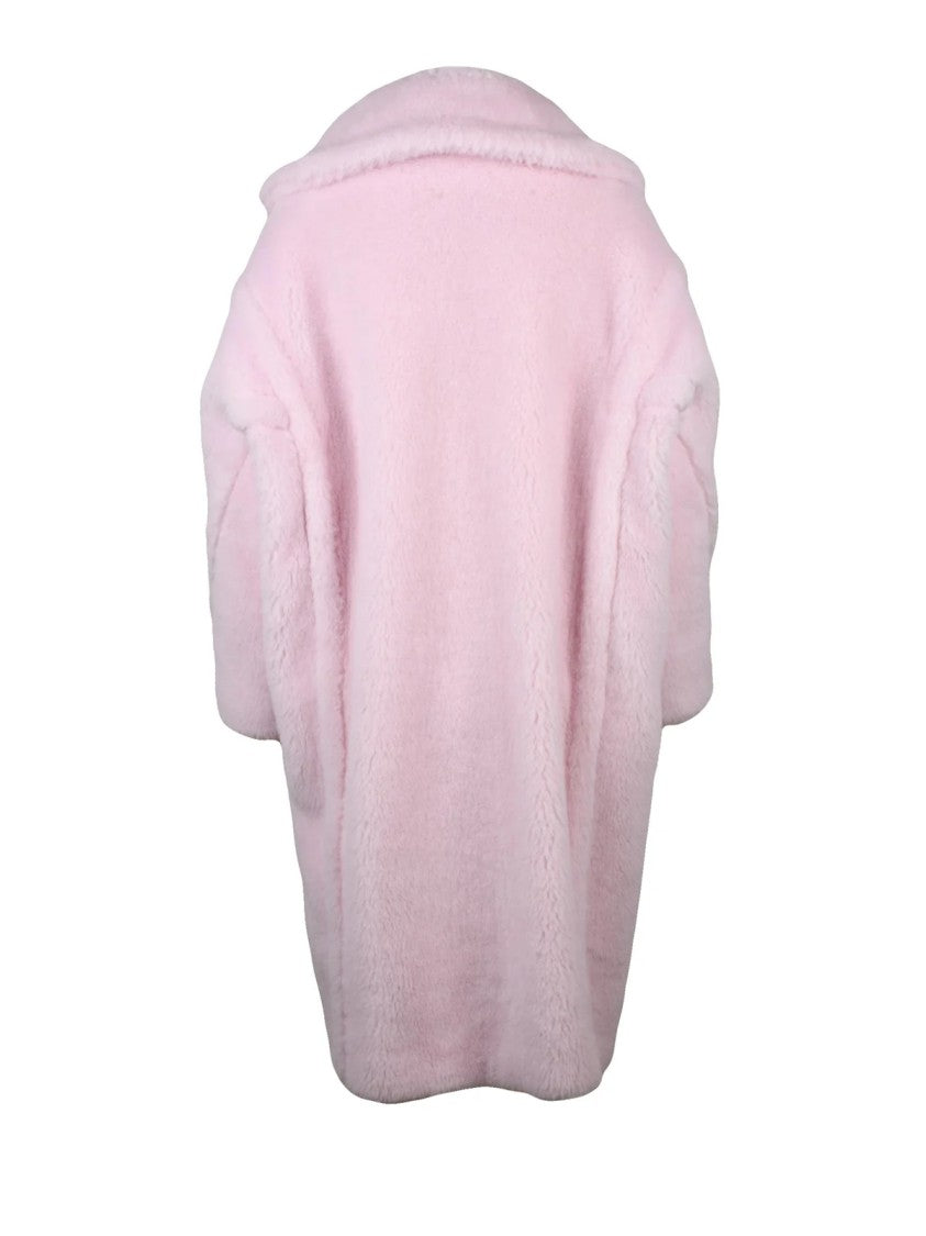 Max Mara Lightweight Alpaca-Blend Coat With Wide Lapel Collar