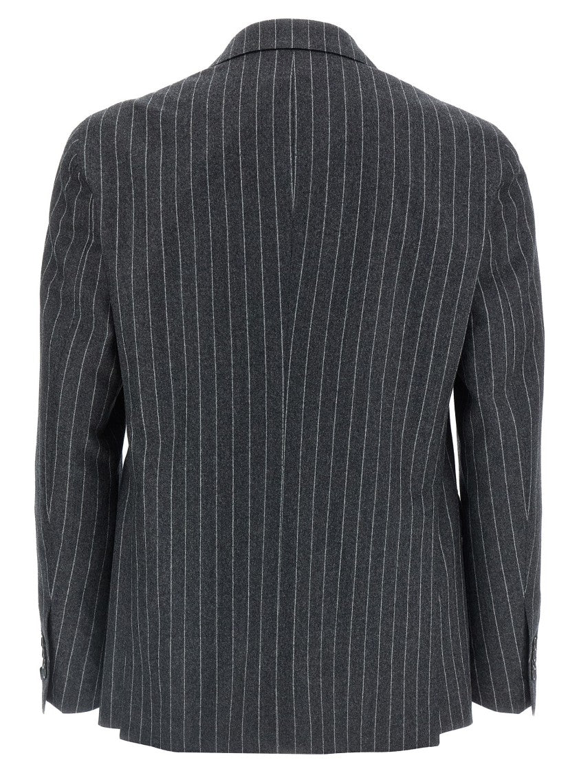 Tagliatore Pinstripe Virgin Wool Suit Ensemble