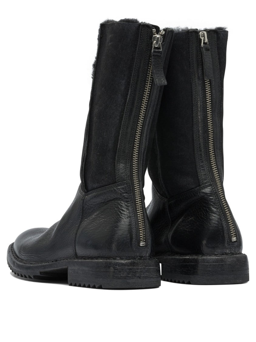 Moma "Rick" Zippered Ankle Boots