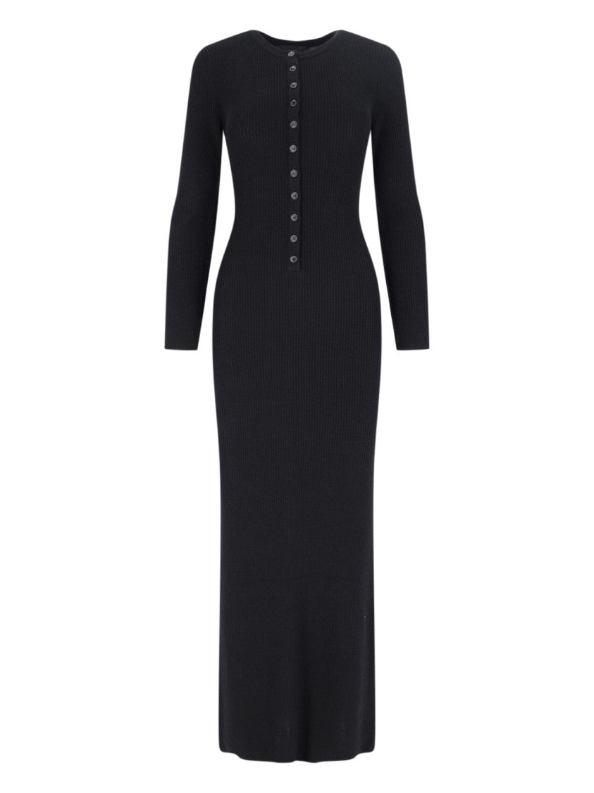 Nili Lotan Nili Lotan "Roxy" Maxi Knitted Dress Black