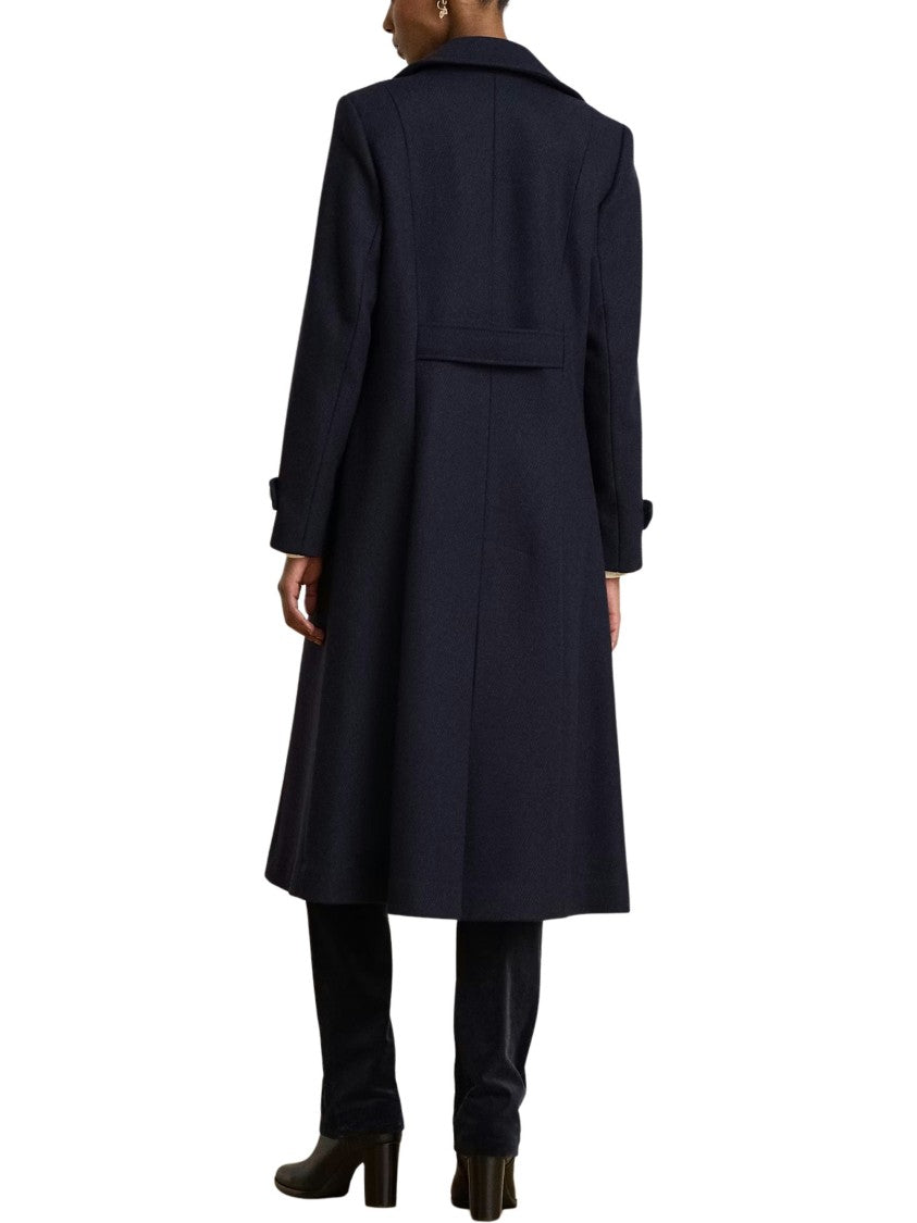 Lauren Ralph Lauren Double-Breasted Tailored Wool-Blend Twill Coat