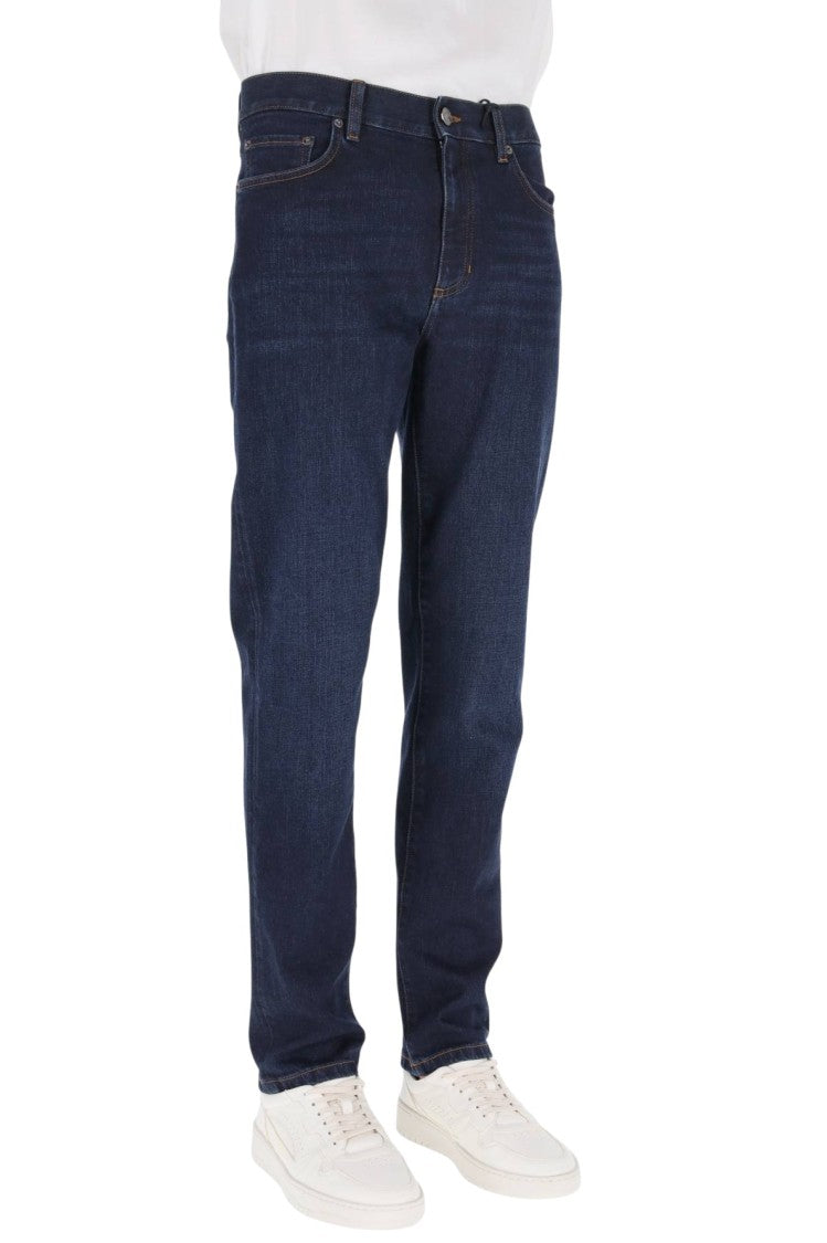 Zegna Straight-Leg Denim Jeans With Refined Indigo Finish