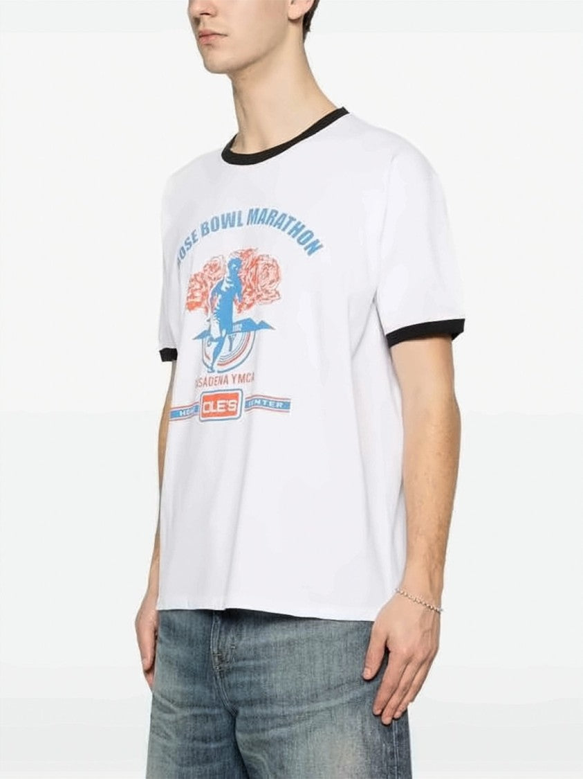 Wild Donkey Short-Sleeve White T-Shirt With Graphic Print