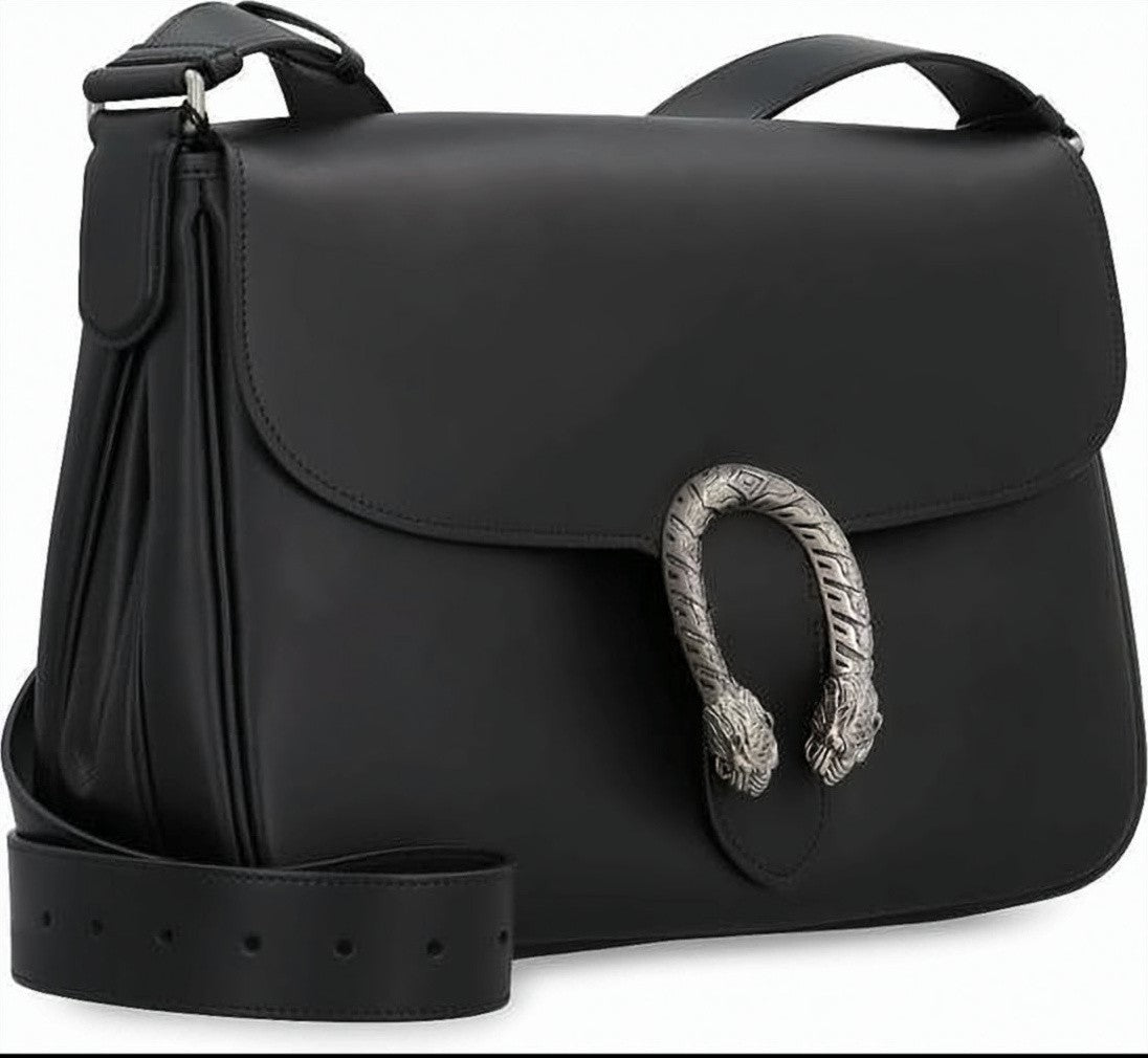 Gucci Rectangular Crossbody Bag With Tiger Head Clasp