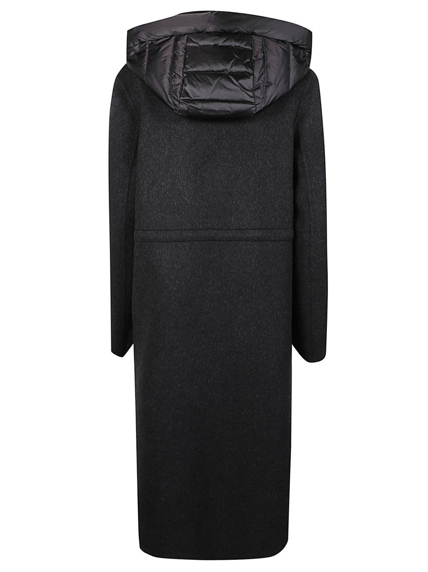 Add Double-Breasted Hooded Parka