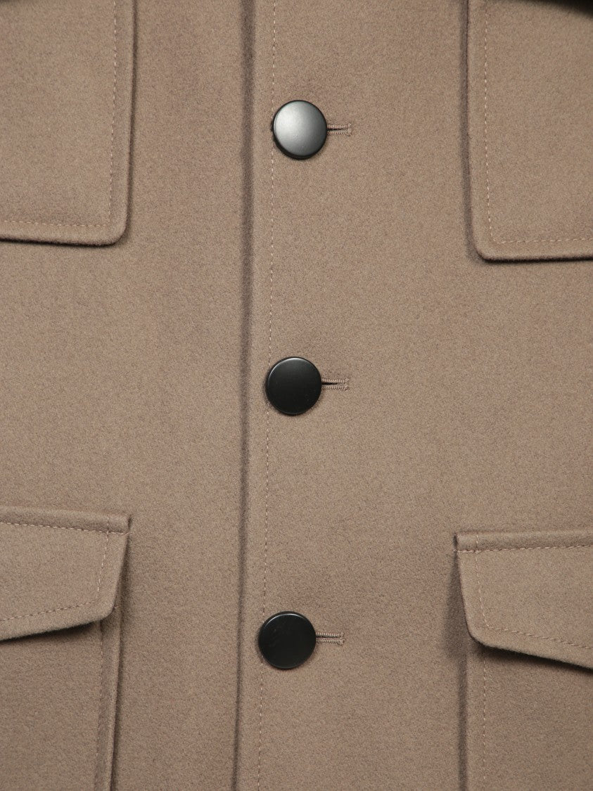 Tagliatore Utility Jacket With Classic Collar And Multiple Pockets