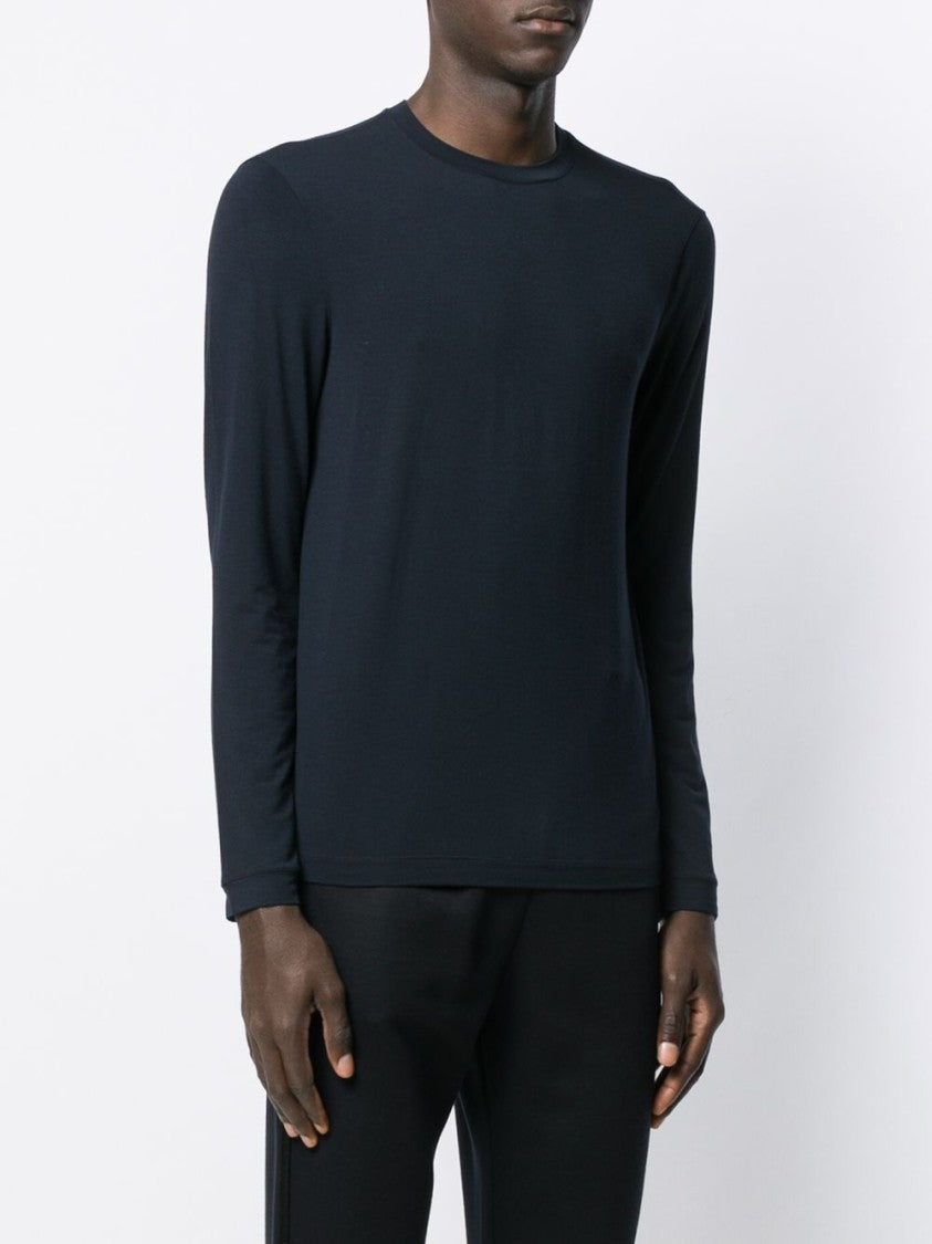 Giorgio Armani Logo Long-Sleeved T-Shirt