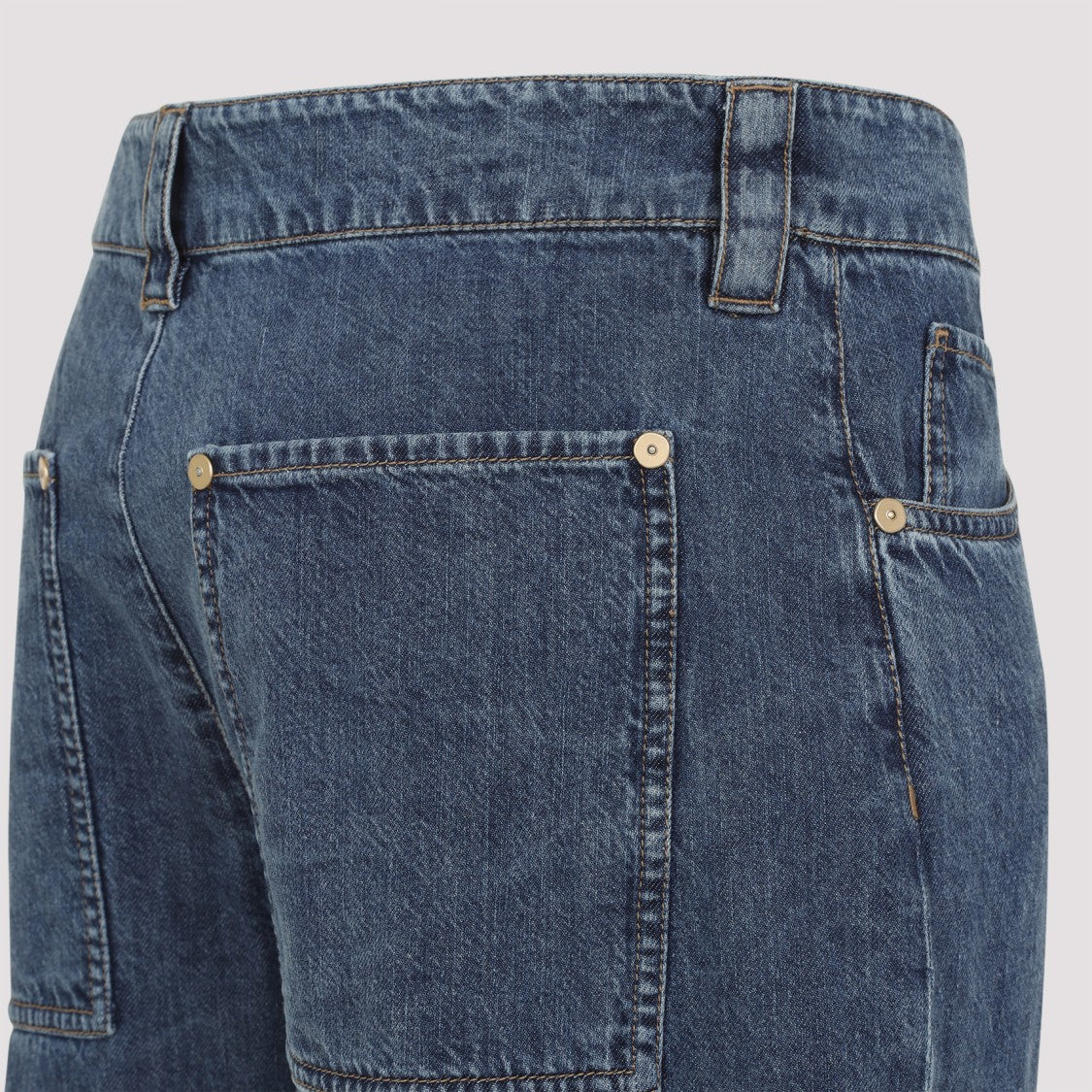 Max Mara Classic Blue Straight-Leg Jeans With Mid-Rise Waist