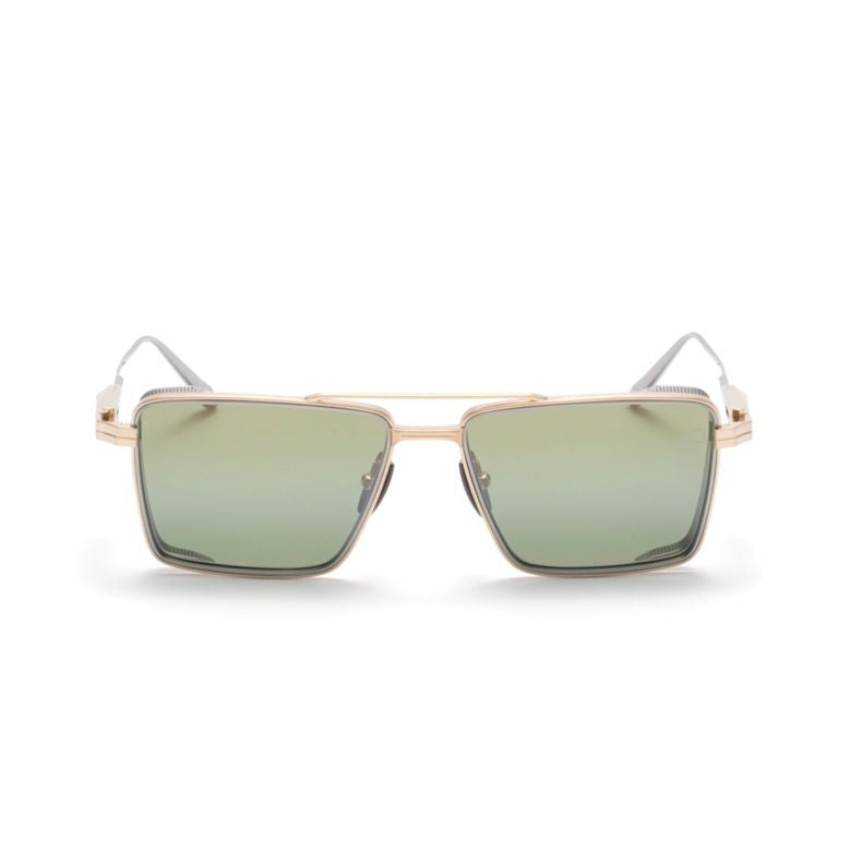 Akoni Aks-504 Square Frame Sunglasses With Metallic Structure
