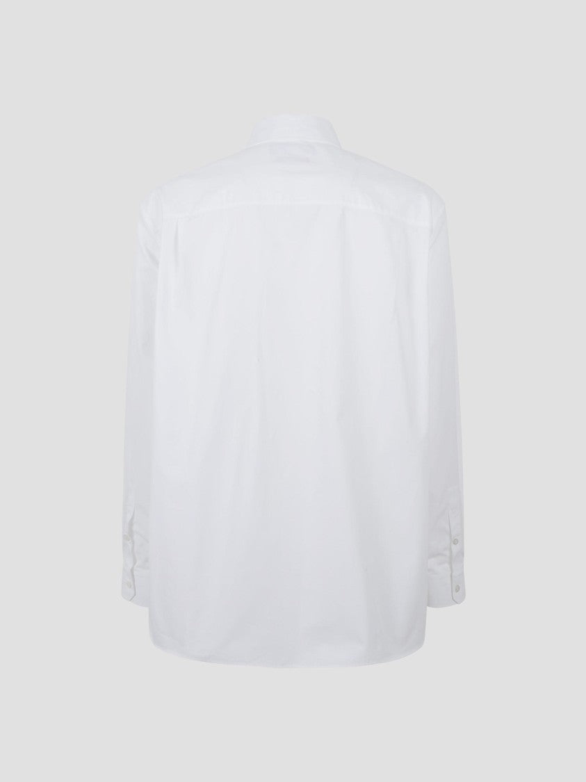 Gucci Relaxed Fit White Cotton Shirt