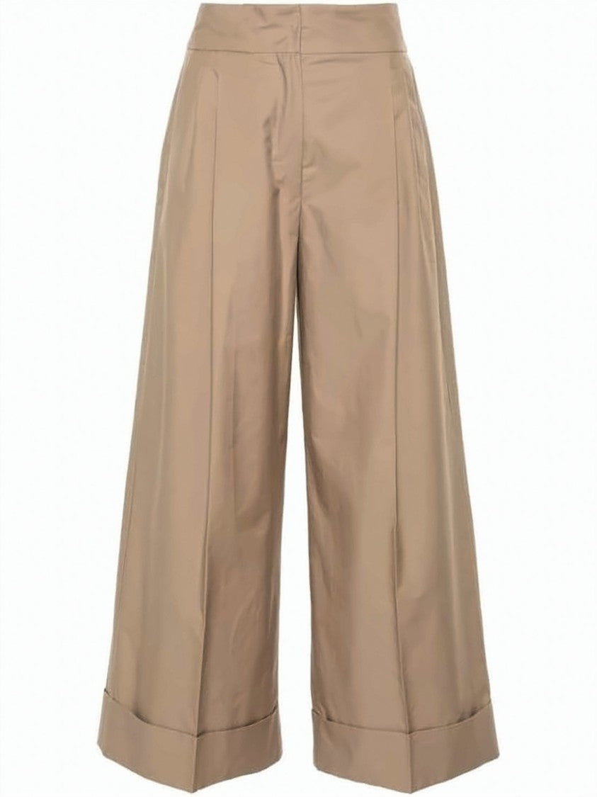 Max Mara Wide-Leg Palazzo Pants With High Waist
