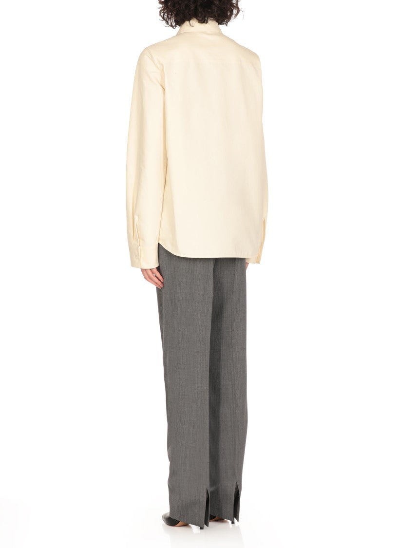 Jil Sander Ivory Compact Light Shirt
