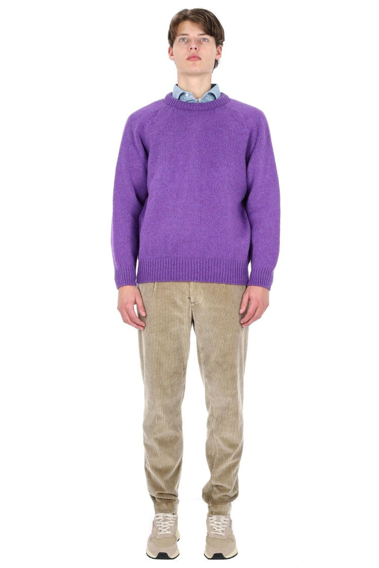 Howlin Shetland Boxy Fit Wool Crewneck Sweater
