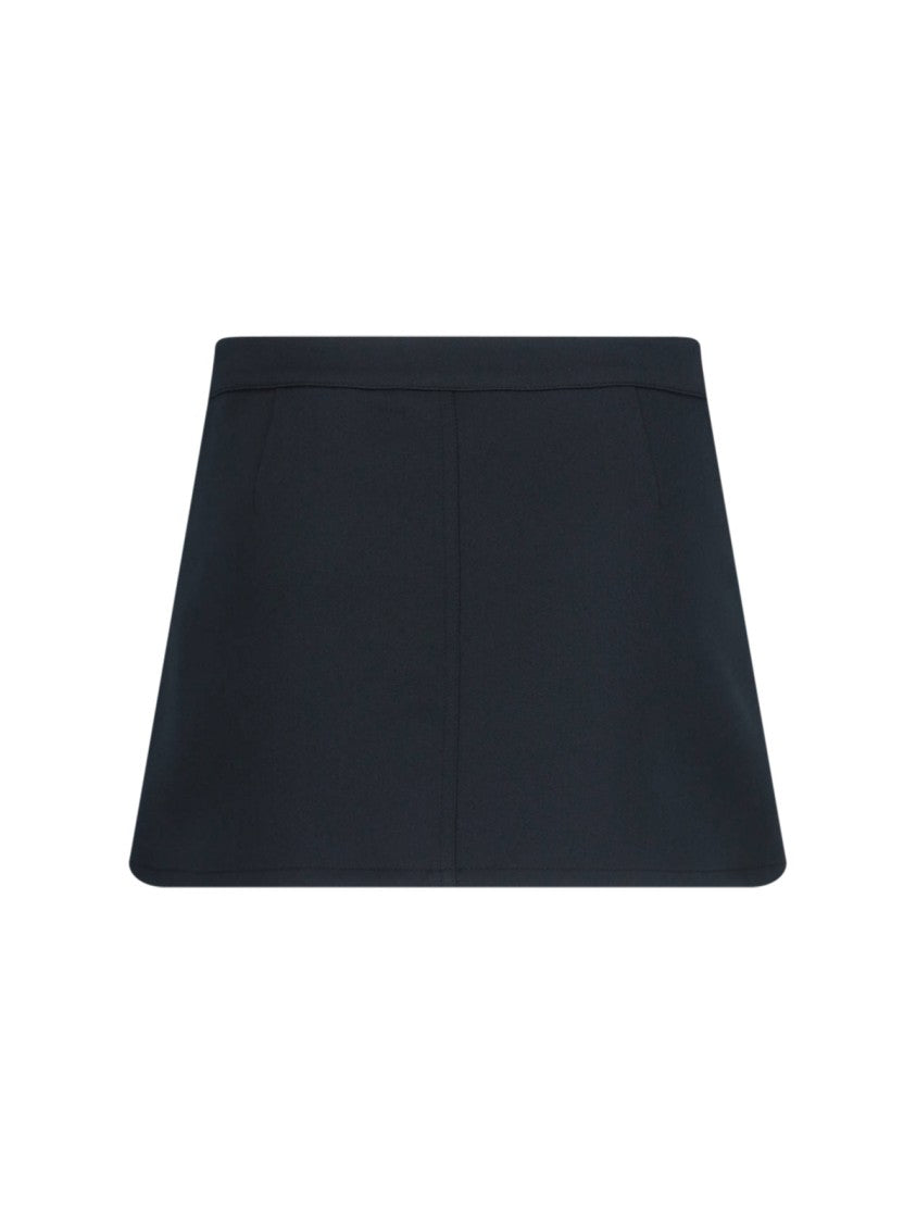 Courrèges "2-Pocket" Mini Skirt – Black