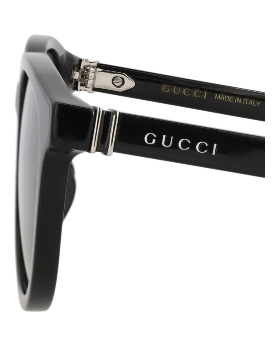 Gucci Round-Frame Recycled Acetate Sunglasses