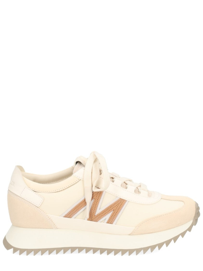 Moncler Pacy2 Leather Suede Zigzag Sole Sneakers