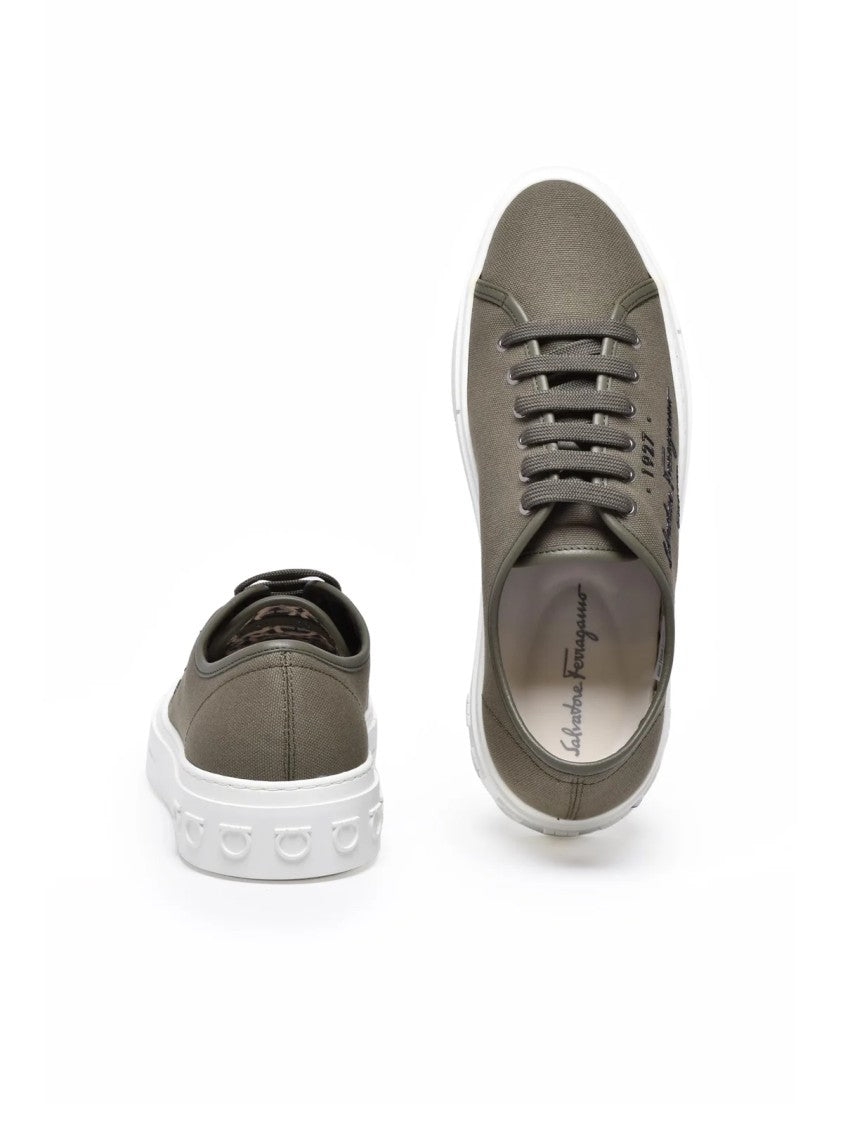 Salvatore Ferragamo Mediterraneo Eco Green Sneakers