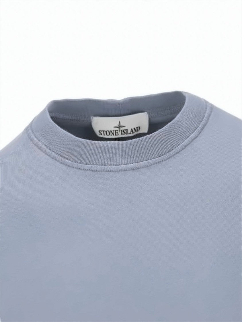 Stone Island Long-Sleeve Crewneck Sweatshirt With Minimalist Design