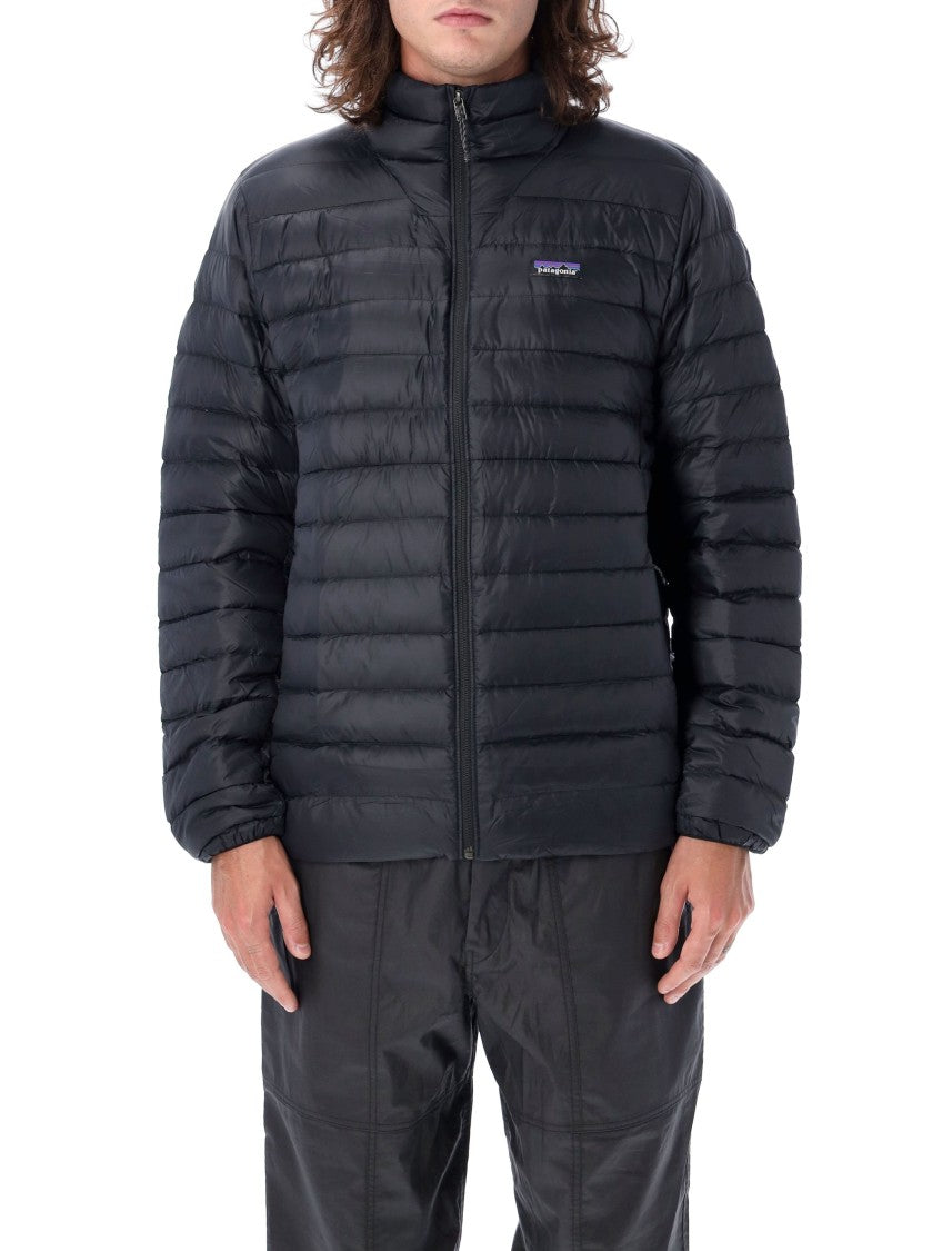 Patagonia Down Sweater Jacket With High Collar