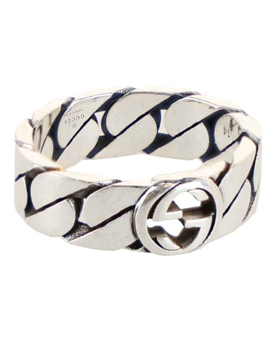 Gucci Interlocking G Chain-Link Ring