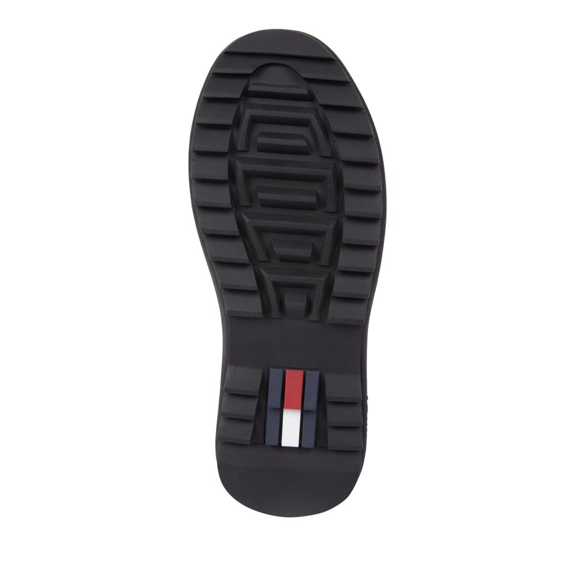 Tommy Jeans Black Suede Lace-Up Padded Collar Boots