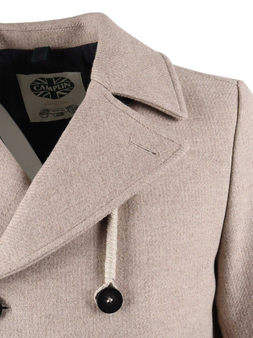 Camplin Island - S Double-Breasted Wool Coat