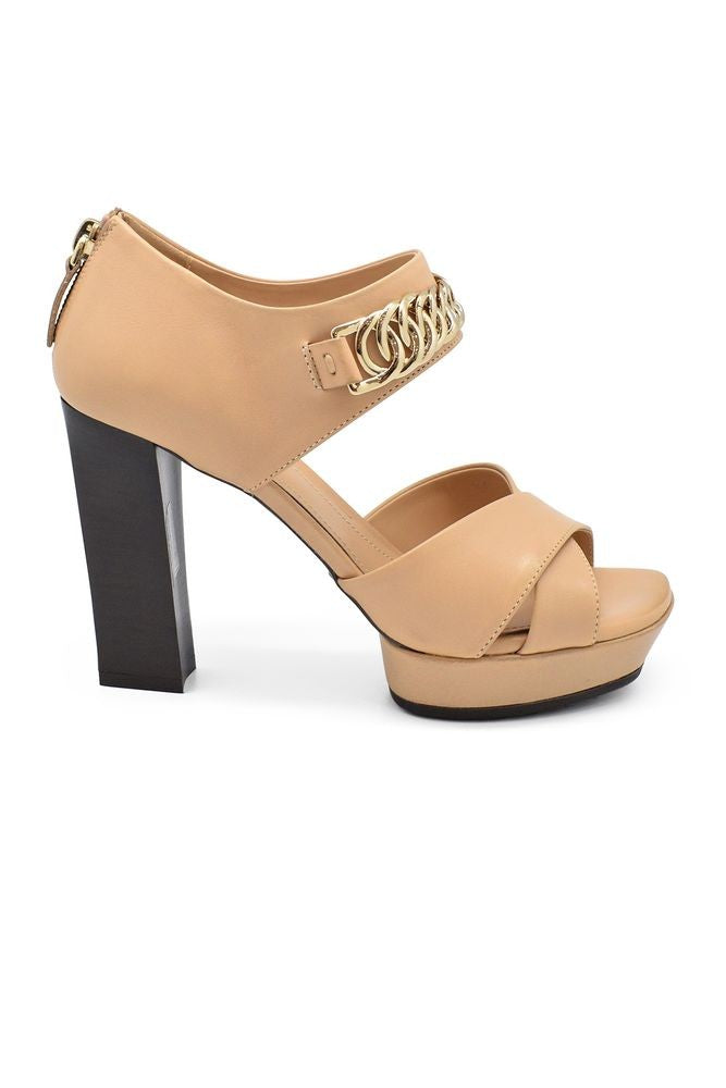 Tod's Nude Leather Sandals