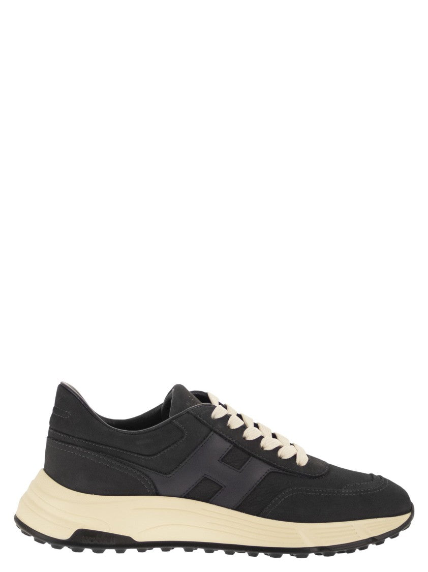 Hogan Fluid Shape Hyperlight Suede Trainers