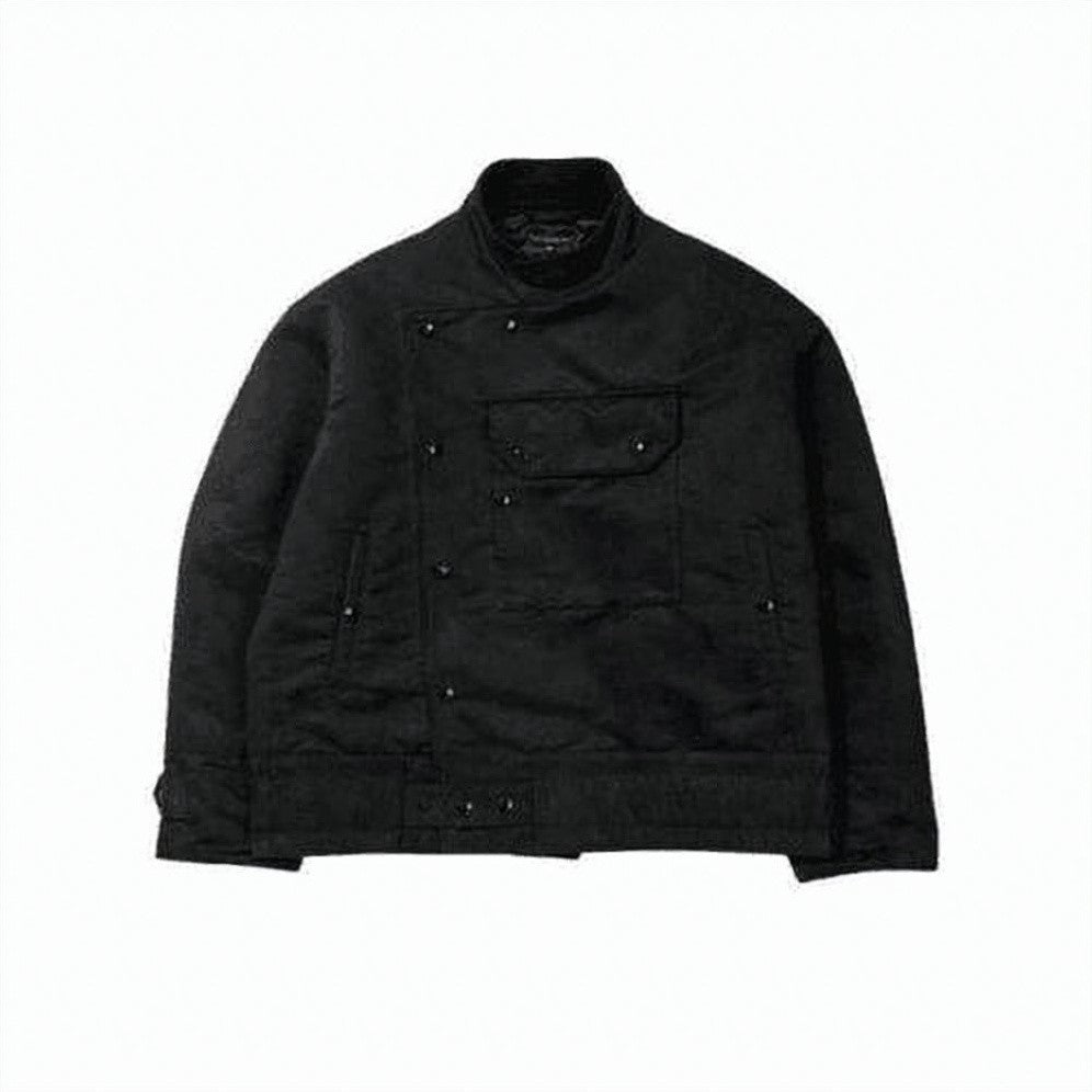 Engineered Garments Structured High-Collar Jacket With Minimalist Design