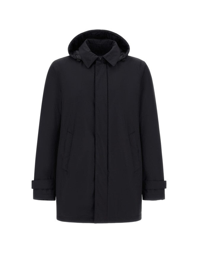 Herno Long Water-Repellent Parka With Modern Proportions