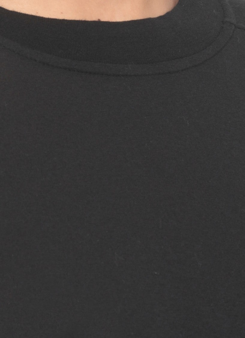 Drkshdw By Rick Owens Black Walrus Oversized Cotton T-Shirt