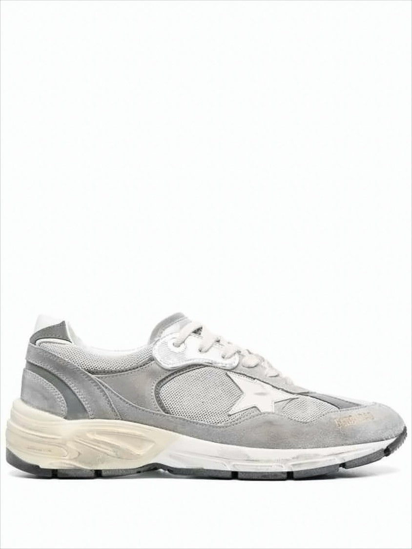 Golden Goose Low-Top Suede And Leather Sneakers With Retro Accents