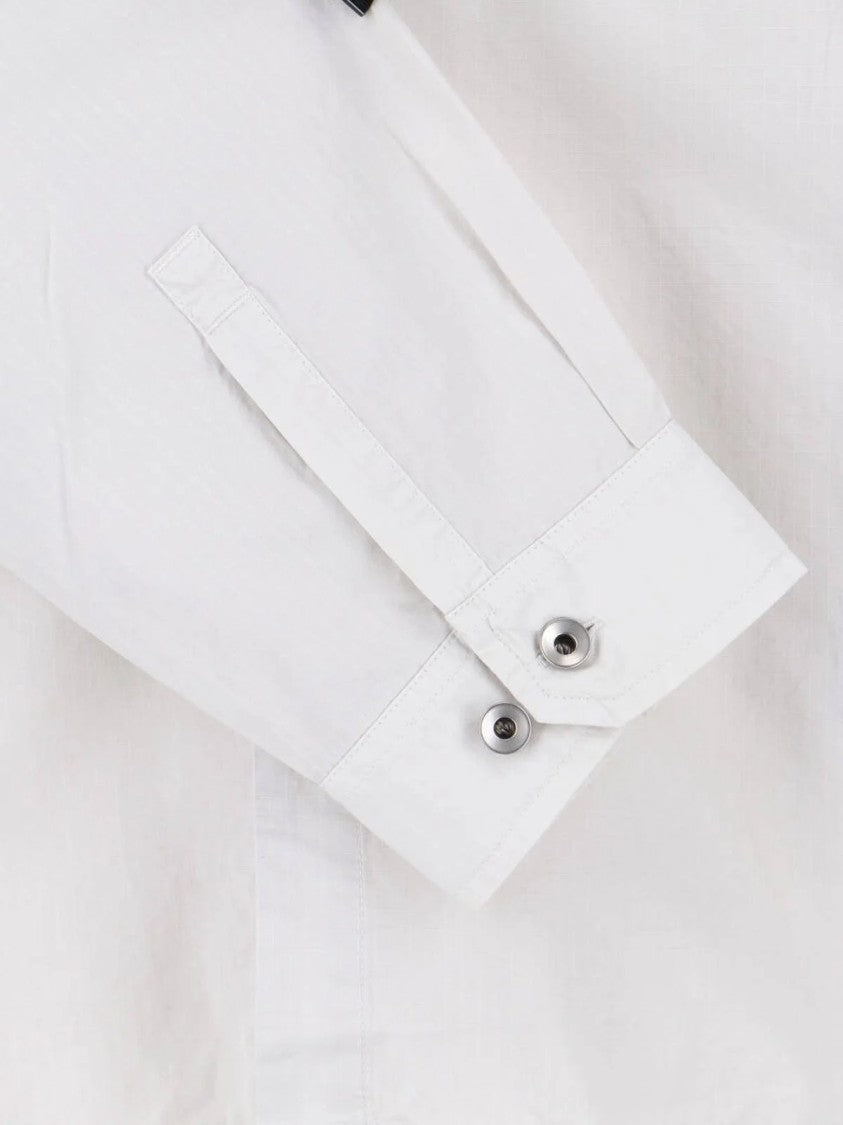 Drkshdw By Rick Owens Boxy Oversized Shirt With Distinctive Hem Tab