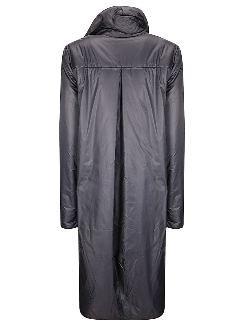 Maria Calderara Black Coat With Internal Drawstring