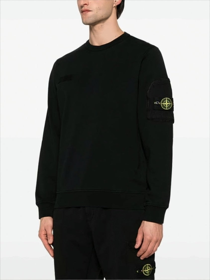 Stone Island Long-Sleeve Cotton Sweatshirt