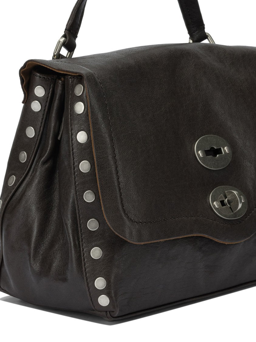 Zanellato Structured Leather Handbag With Silver-Tone Hardware
